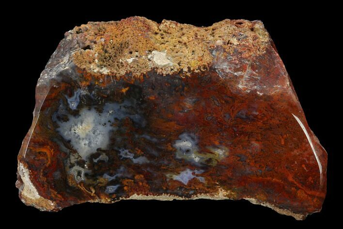 Polished Smugglers Moss Agate Slab - Mexico #150606